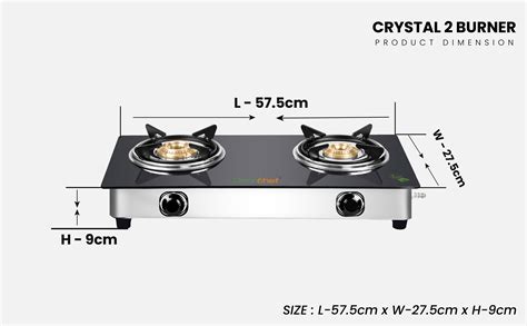 gas burner specifications